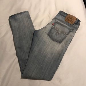 Levi’s girls distressed boyfriend jeans size 14